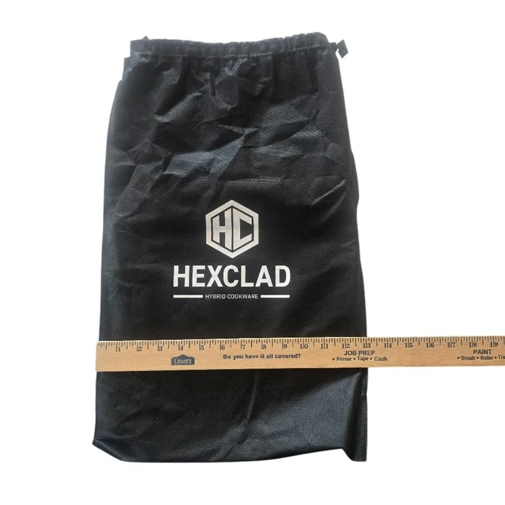 Hexclad Hybrid Luxury Cookware Storage Bags Lot of 3 Drawstring Pans Lids Roast